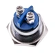 Кнопка антивандальная VJ Parts d18mm резьба 16mm h25mm 2 контакта под винт, арт.кн520 - изображение 3