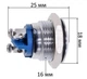 Кнопка антивандальная VJ Parts d18mm резьба 16mm h25mm 2 контакта под винт, арт.кн520 - изображение 5