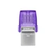 USB - флешка Kingston DT microDuo 3C USB 3.2 256GB USB/Type-C, Silvery - изображение 1
