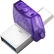 USB - флешка Kingston DT microDuo 3C USB 3.2 256GB USB/Type-C, Silvery - изображение 3