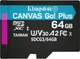 Карта памяти Kingston 64Gb microSDXC Class 10 UHS-I U3 V30 A2, флеш кингстон 64 Гб +адаптер, флешка микро sd - изображение 3