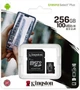 Карта памяти Kingston microSDXC Canvas Select Plus Class 10 UHS-I U1 V10 A1 + SD-адаптер 256GB Full HD и 4K - изображение 3