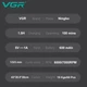 Мужской аккумуляторный триммер Машинка для стрижки для бороды и усов VGR V-964 1-3 мм Черный - изображение 7