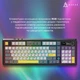 Клавиатура AJAZZ AK980 Grey Полноразмерная Беспроводная Игровая Механическая RGB 2.4G/Bluetooth/Кабель с Экраном, Аккумулятор 8000mAh, Flying Fish Switch - изображение 10