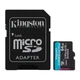 Карта пам'яті MicroSDXC 64 GB UHS-I/U3 Class 10 Kingston Canvas Go! Plus R200/W200MB/s + SD-адаптер (S - изображение 1