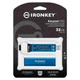 Флеш-накопитель USB3.2 32GB Kingston IronKey Keypad 200 Type-A Blue (IKKP200/32GB) - изображение 3