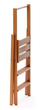 Drabinka Arredamenti Kimora 3 116 x 48 cm Brązowa (ARIT-180/3-BR) - obraz 3