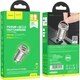 Автомобільний зарядний пристрій Hoco NZ10 Handy PD45W+QC3.0 car charger Silver (6942007601825) - зображення 9