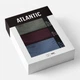 Набор трусов боксеров мужских хлопковых Atlantic 3MH-226 ZIM/WIM/NIM L 3 шт Зеленый меланж/Голубой меланж/Бордовый меланж (5907086012673) - изображение 6