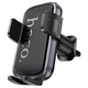 Автомобільний тримач Hoco H78 Vista push-type car holder (air outlet) Black - изображение 1