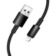 Кабель HOCO Lightning Energy charging data cable X119 |1m, 2.4A| Black - зображення 2