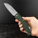 Нож Ontario Knife Camp Plus Santoku Green (14780002) - изображение 6