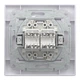 Розетка комп'ютерна RJ45 UTP кат.6Е подвійна Schneider Electric Asfora Біла EPH4800121 - изображение 3