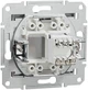 Розетка комп'ютерна RJ45 UTP кат. 5Е Schneider Electric Asfora Алюміній EPH4300161 - изображение 2