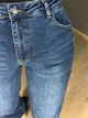 Джинсы женские Its Basic 3421-2 straight fit прямые стрейчевые 40 синие - изображение 6