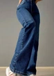 Джинсы женские Its Basic 3421-2 straight fit прямые стрейчевые 40 синие - изображение 7