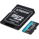 Карта памяти microSD Kingston 64GB Canvas Go! Plus, скоростная Class 10 U3 V30 A2, для игр и 4K съемки - изображение 2