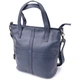 Красивая женская сумка из натуральной кожи VINTAGE Bag 22995 Синий - изображение 1