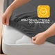 Комплект постельного белья IDEIA Евро 200х220 с трикотажной простынью на резинке (4823133300047) - изображение 7