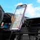 Автодержатель для телефона с беспроводной зарядкой Hoco HW7 Transparent Discovery Edition 15W Wireless Gray (6942007608145) - изображение 9