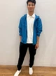 Ветровка мужская Uniqlo 527869779 L Бирюзовая (1159842242) - изображение 15