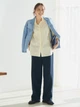 Джинсовая куртка женская Uniqlo 648200456 2XL Голубая (1159842135) - изображение 9