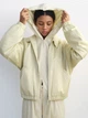 Куртка демисезонная короткая женская Uniqlo 359208644 XS Бежевая (1159842243) - изображение 3
