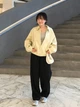 Куртка демисезонная короткая женская Uniqlo 359208644 XS Бежевая (1159842243) - изображение 7