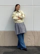 Куртка демисезонная короткая женская Uniqlo 359208644 XS Бежевая (1159842243) - изображение 11