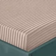 Простынь на резинке Zastelli Ivory Stripes 1см сатин 100% хлопок 160*200+25см Айвори - изображение 1