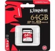 Карта памяти SDXC 64GB UHS-I/U3 Class 10 Kingston Canvas React R100/W80MB/s (SDR/64GB) - изображение 2
