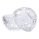 Салфетница стеклянная 17 см высота 15 см диаметр для кухни прозрачная PS-4668 - изображение 3
