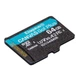 Карта пам`яті MicroSDXC 64GB UHS-I/U3 Class 10 Kingston Canvas Go! Plus R200/W200MB/s (SDCG4/64GBSP) - изображение 2