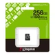 Карта памяти MicroSDXC 256GB UHS-I Class 10 Kingston Canvas Select Plus R150MB/s + SD-адаптер (SDCS3/256GB) - изображение 3