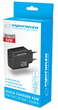 Мережевий зарядний пристрій Esperanza 42W USB-C PD 30W / 2x USB-A 12W Black (5901299960585) - зображення 3