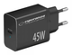 Мережевий зарядний пристрій Esperanza 45W USB-C PD Black (5901299960608) - зображення 1
