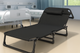 Раскладная кровать с Mesh-матрасом и подушкой LEOBRO Black 193х68х30 см, с регулировкой спинки, черная - изображение 2