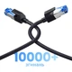 Интернет кабель для роутера Cat 8 UGREEN NW153 F/FTP Round Ethernet Cable патч-корд lan провод RJ45 20 метров черный (30800) - изображение 6