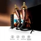 Коаксіальний кабель RCA UGREEN AV155 Coaxial PRO Cable аудіо провід для сабвуфера рса шнур spdif для підсилювача 1 метр Black (70684) - зображення 3