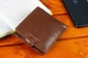 Стильне шкіряне чоловіче портмоне ST Leather В103 Коричневий - зображення 2