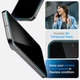 Защитное стекло Spigen Glas.tR EZ FIT Privacy 2-Pack для Google Pixel 9/9 Pro/10/10 Pro Clear (AGL09312) - изображение 5
