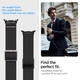 Ремешок Spigen Watch Band Lite Fit для Galaxy Watch 8/9 40/44/46mm Black (AMP10117) - изображение 7