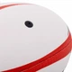 Мяч для регби детский Midi Gilbert 6586-9 размер №2 White-Red - изображение 5