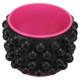 Колесо для йоги масажне кільце для йоги Wheel Yoga SP-Sport 6205 діаметр 23см Black-Pink - зображення 2