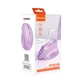 Беспроводная вертикальная мышь Meetion BTM008 Purple, Bluetooth+2.4G, эргономика 57°, аккумулятор до 400 часов - изображение 5