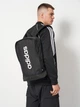 Рюкзак спортивный 18,5 л вмещает формат А4 Adidas Linear Backpack JD9556 Black/Black/White (4067901800739) - изображение 2