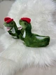 Тапочки кигуруми Kigurumi Динозавр Тирекс Детские для мальчика Зеленый Плюшевые 25-32 (3108/1) - изображение 5