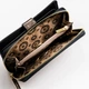 Жіночий шкіряний гаманець Peterson PTN BS-603 SNAKE Чорний - изображение 2