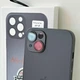 Чохол Ag + Silicone Glass Camera для Apple iPhone 13 , Graphite Black - зображення 3