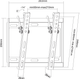 Uchwyt do telewizora Standard 23-42″ 35 kg LP34-22T (4772013029021) - obraz 6